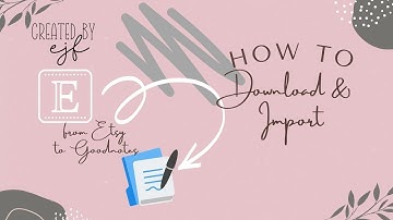 How to download and import files from Etsy to GoodNotes