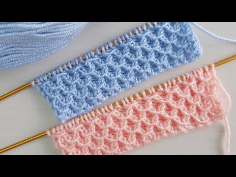 Bağlamalı lastik örgü model anlatımı ✅crochet knitting