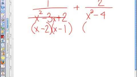 Add/Subtract Rational Expressions Pt 3