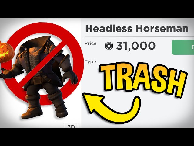 Don't Buy HEADLESS HORSEMAN (Roblox) 