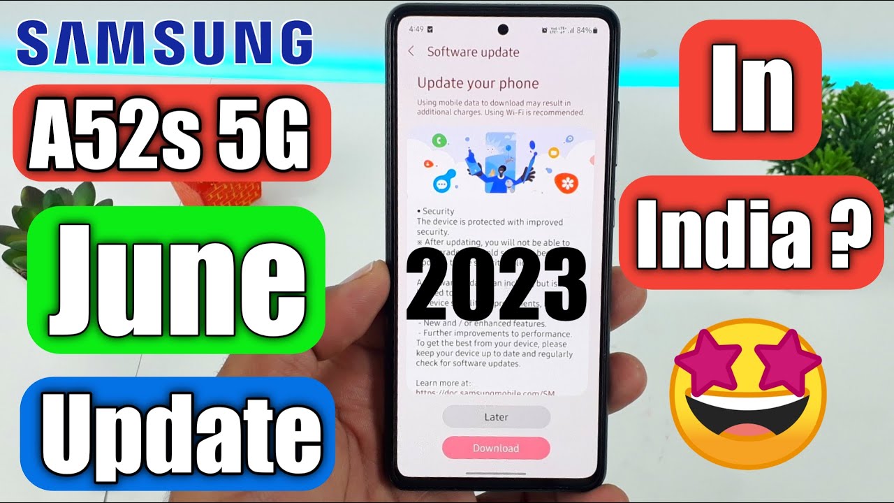 Samsung A52s 5G June 2023 Update | Samsung A52s New Update - YouTube