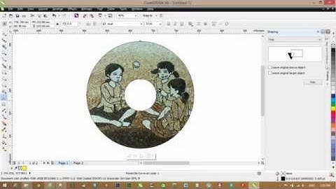 Vẽ nhãn đĩa CD bằng coreldraw x6 0 - How To Use CorelDRAW