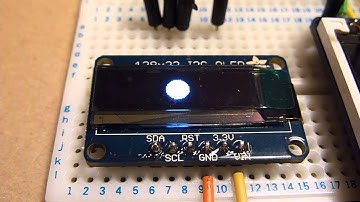 Adafruit small OLED demo