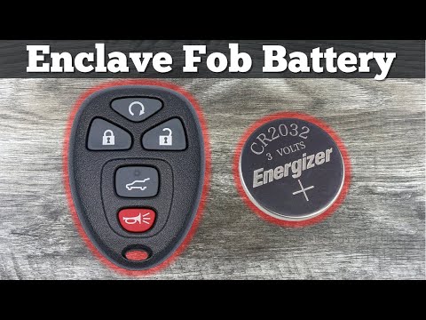 Buick Enclave Smart Key Fob Battery Replacement Video