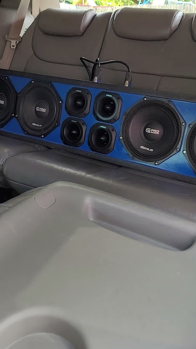 genius audio 8inch competition speakers  extremely loud mid bass