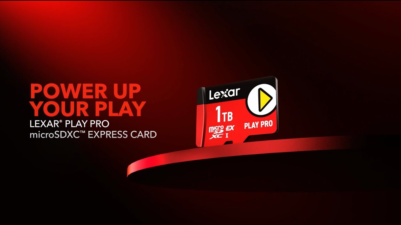 Lexar 1TB PLAY PRO microSDXC Express Memory Card