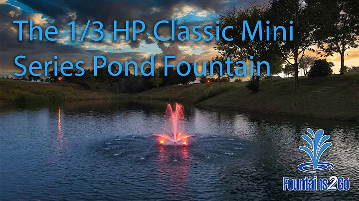The 1/3 HP Classic Mini Series Pond Fountain