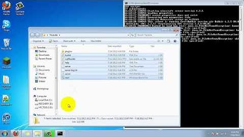 Minecraft How To Make A Bukkit Server 1.2.5 (Plugins Setup)