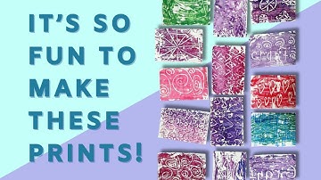 Monoprinting | Easy Kids Art