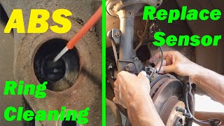 ABS Wheel Sensor Replacement & Sensor Ring Cleaning - EASY How To!