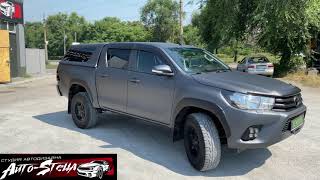 Toyota Hillux. Защита кузова под охоту.