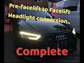 I facelifted / retrofitted my Audi S3 8v Headlights to the FL Version & THEY WORK!!