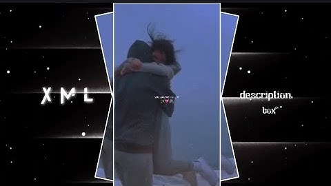 Jahaan Tum Ho 💕✨🖇️ || New Trend Xml File 😍🤗 || Tik Tok Trend Xml ❤️🔥 || Alight Motion Xml File 🖤✨