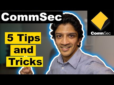 CommSec Tips and Tricks (2020)