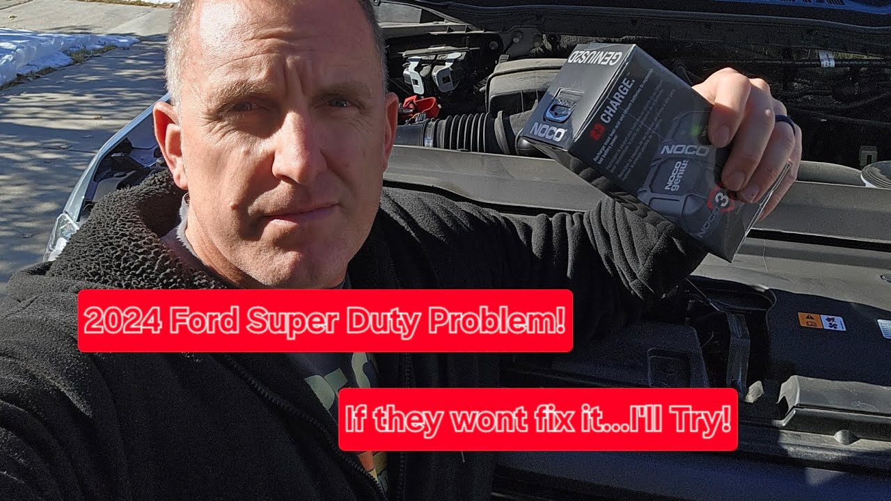 If they won't fix it, I'll try! 2024 Ford Super Duty problem dayum battery!  NOCO Genius 2D install.