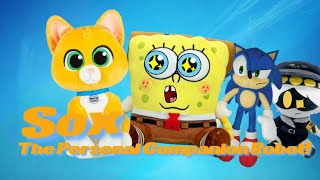 Spongy Plush Shorts: Sox The Personal Companion Robot