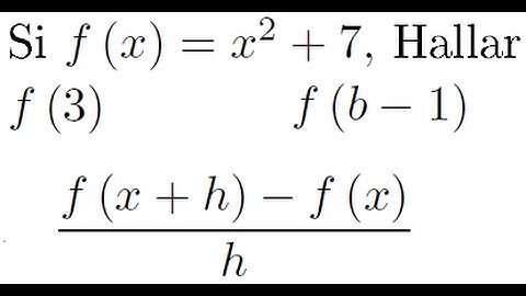 Evaluar una función #1