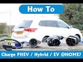 How to charge your Mitsubishi Outlander PHEV at home? (Applies to other hybrid cars & EVs)