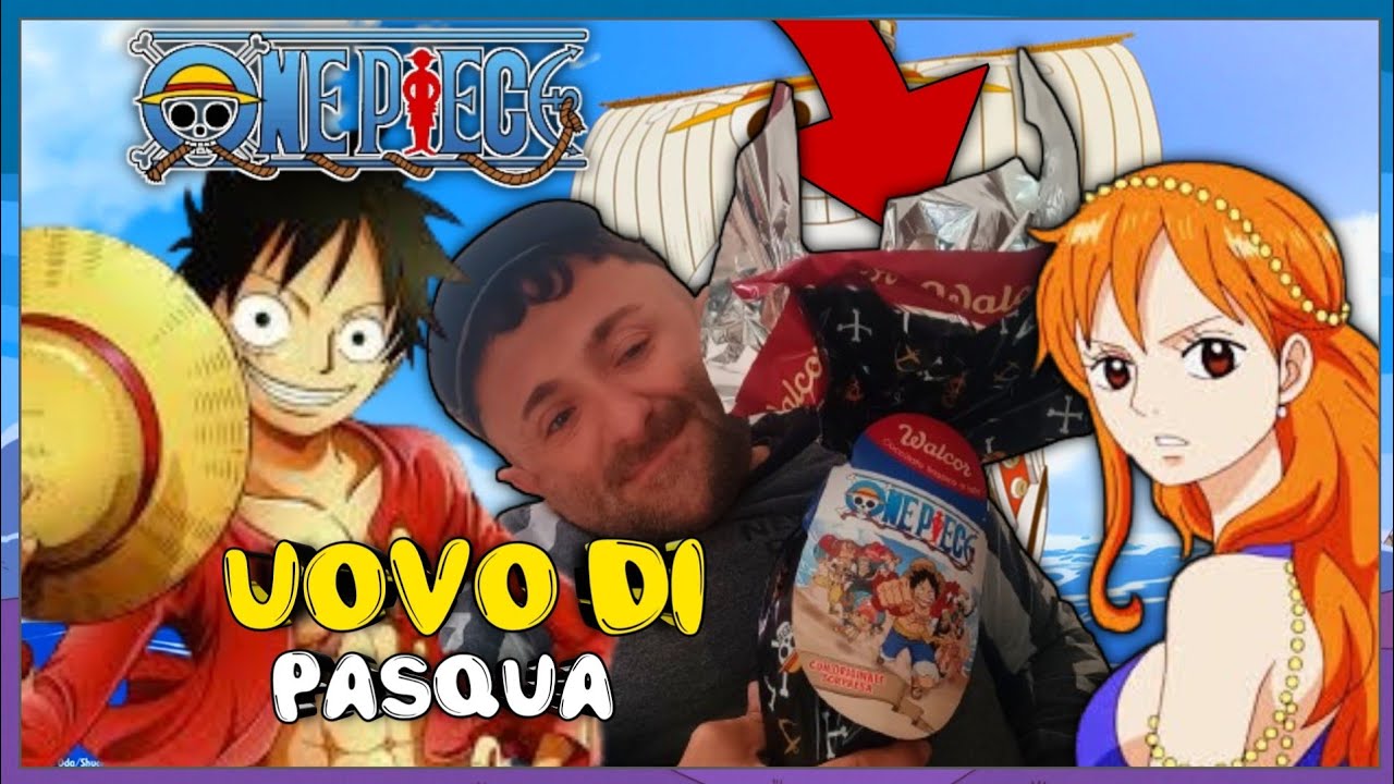 Uovo Di Pasqua One Piece MAXI 280g - Cioccolato Al Latte Con Sorpresa