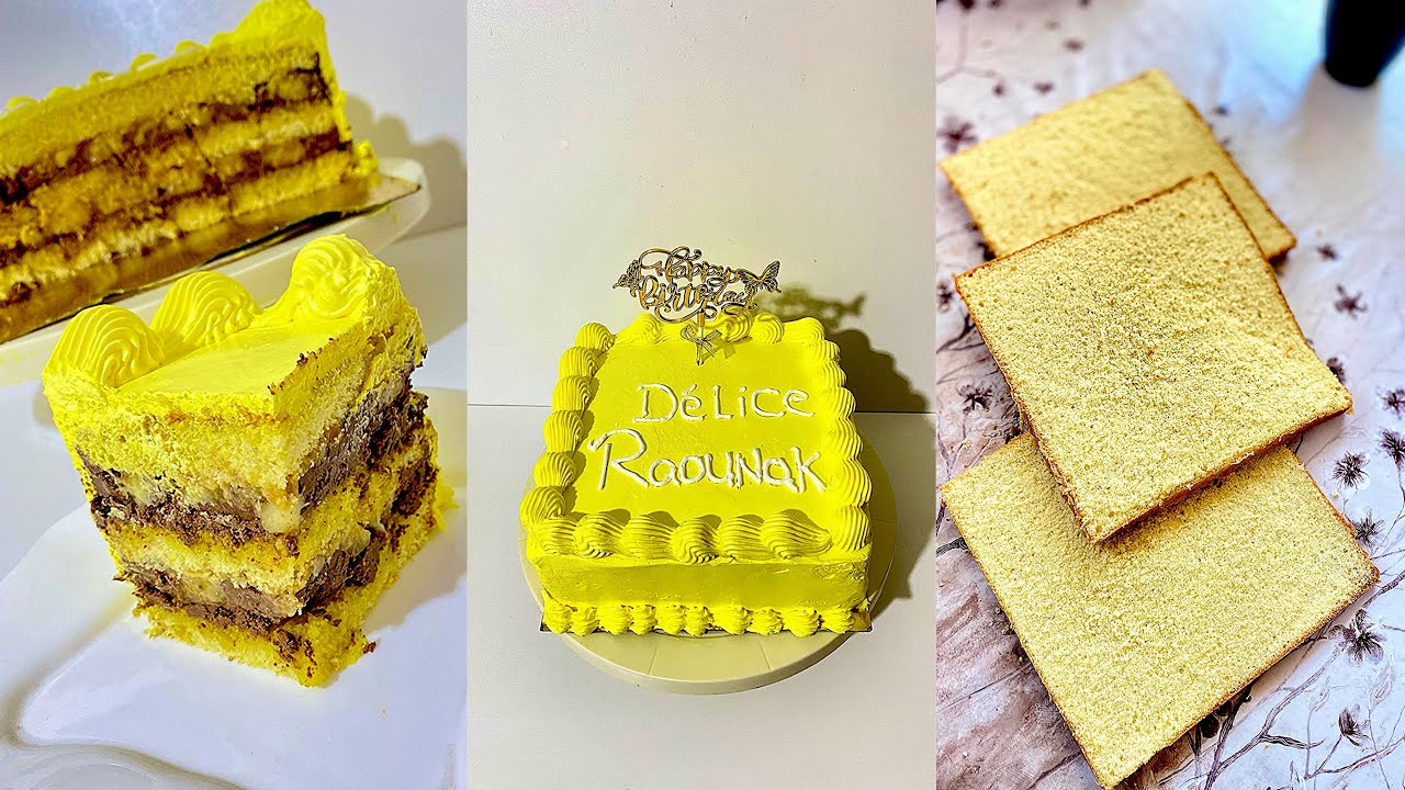 كيكة عيد ميلادي 💛جينواز كلاسيكية و قناج مونتي شوكولا✅ طريقة حساب السعر لكل مبتدئة 