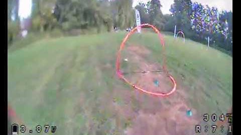 1st flight with my Aomway commander v1 (DVR footage)