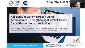 Session 3: Accelerating action through digital technologies.