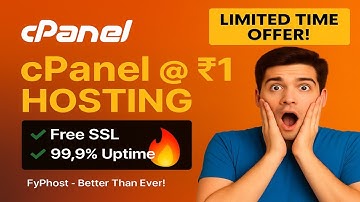 cPanel Web Hosting AT ₹1