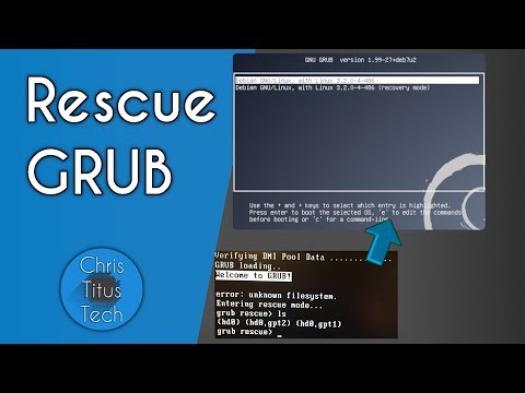 GRUB Rescue | Repairing GRUB