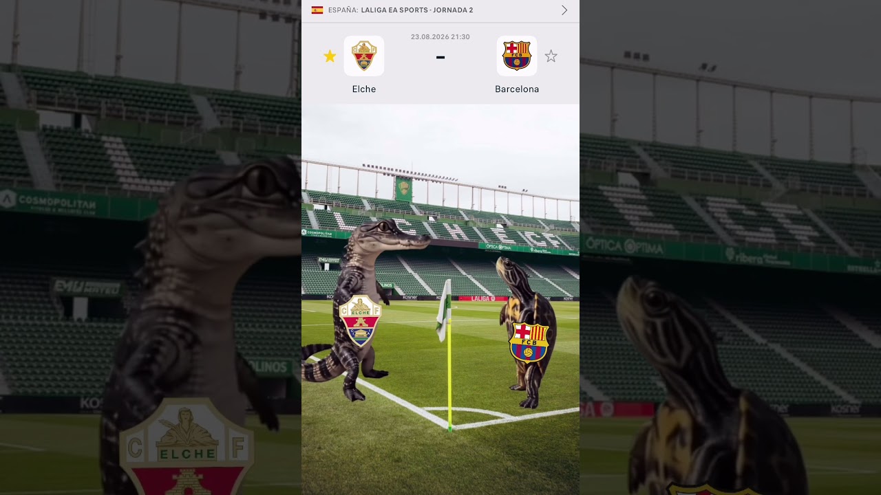Bailemos, culés 🐊🐢 #ElcheCF #ElcheBarça