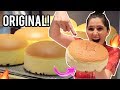 PROBE el ORIGINAL jiggly JAPANESE CHEESECAKE en Osaka JAPON (Uncle Rikuro's)! Steph T