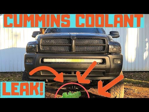 Fixing the coolant lines on a Cummins!