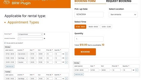 [Quick View] Set Appointment Type for a product with with BRW - Woocommerce Booking & Rental Plugin