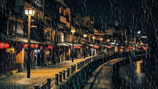 Rainy Alley at Night  - Lofi chill night Beats to Relax & Sleep / Night vibe