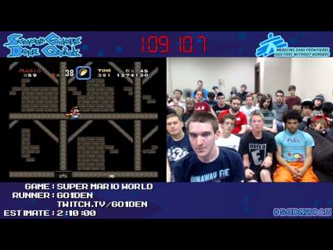 Super Mario World Speed Run (1:45:51) by Go1den #SGDQ 2013