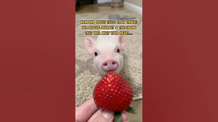 Newborn Piglet Falls From Truck! Her Rescue Journey & The Ending That Will Melt Your Heart...#piglet