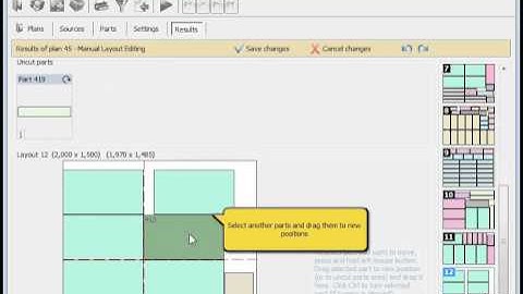 CutLogic 2D - Drag and drop layout editing