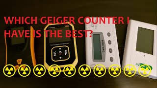 ☢️ Battle of the Geiger Counters! Testing 4 Radiation Detectors Head-to-Head! ☢️