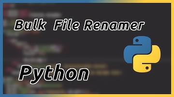 Coding a Bulk File Renamer in Python (with GUI)
