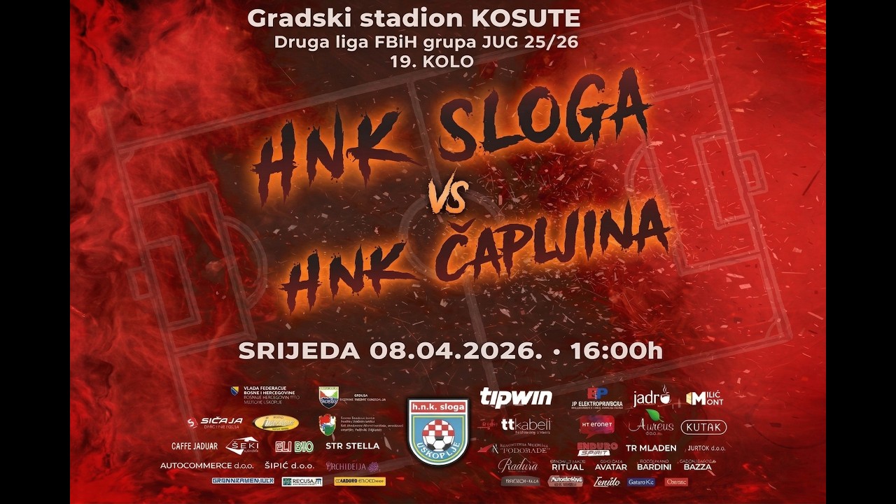 HNK SLOGA - HNK ČAPLJINA | sezona 2025/2026.
