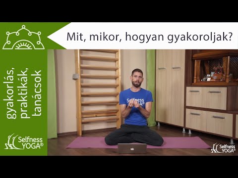 Videó: Hogyan gyakoroljunk jógát (képekkel)