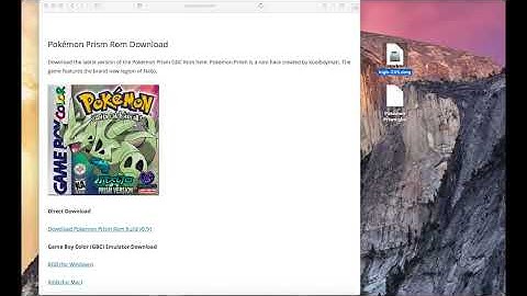 How-to Play Pokemon Prism on Your Windows or Mac Computer
