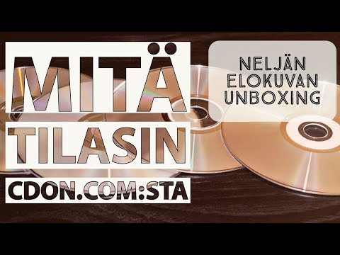 VBLOG: Mitä tilasin CDON.COM:sta (neljän elokuvan unboxing video)