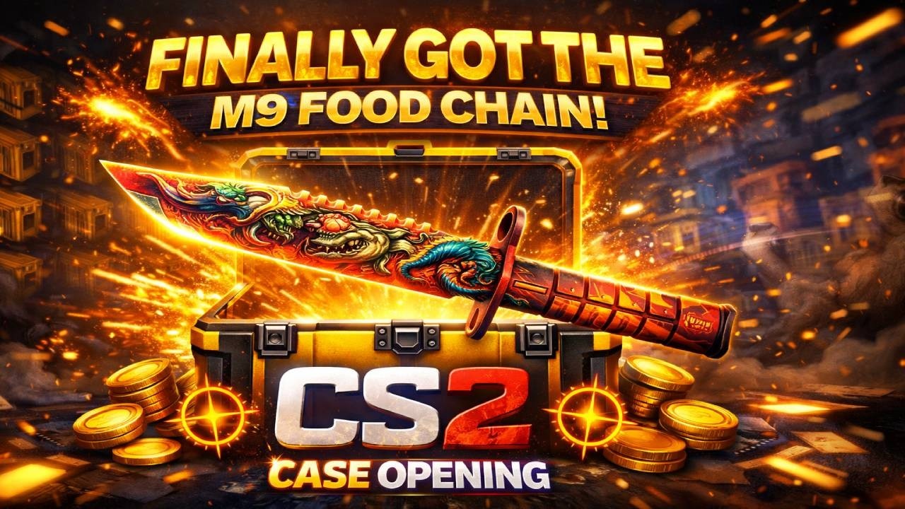 Finally Got the M9 Food Chain! | CS2 Case Opening - YouTube