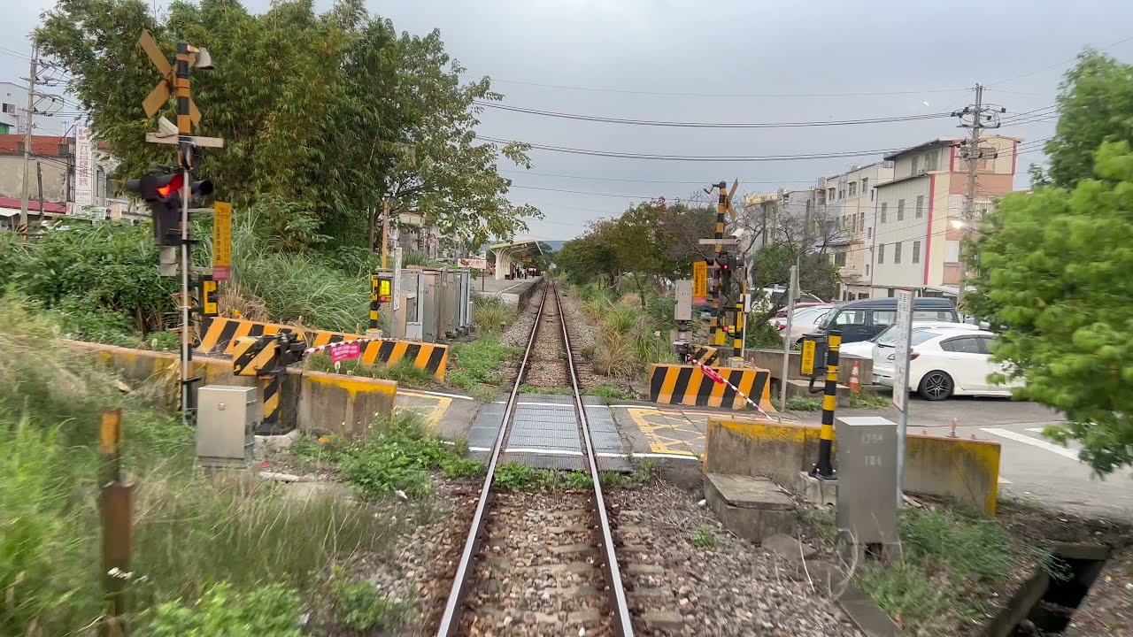 台鐵 內灣線 1803次 內灣 - 新竹 路程景 站名字幕版