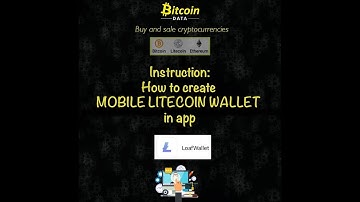 How to create Litecoin wallet in application LOAFWALLET ( iOS )