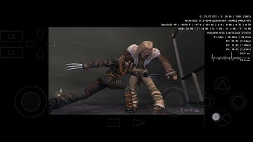 Honor 9x pro,AetherSX2-X-Men: The Official Game gameplay at 2x with FPS meter