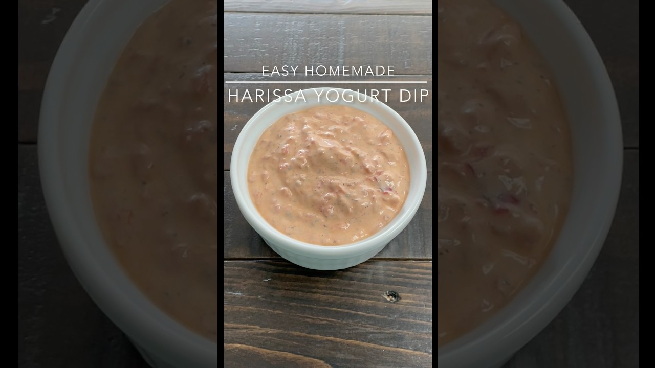 Easy Homemade Harissa Yogurt Dip 