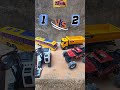 Excavator vs Rock Crawler: Who Rules the Construction Site? 🚜 vs 🏎️ #car #jcb #asrm #shorts #toys