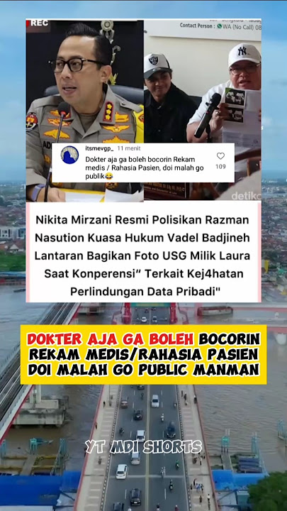 NIKITA MIRZANI RESMI POLISIKAN RASMAN NASUTION #nikitamirzani #razmannasution