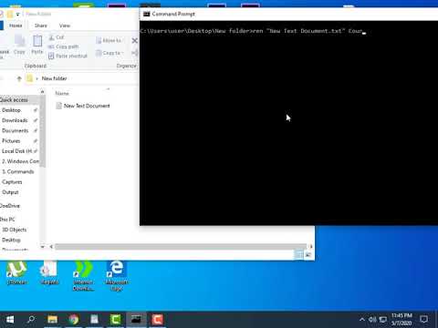 rename command line rename command line